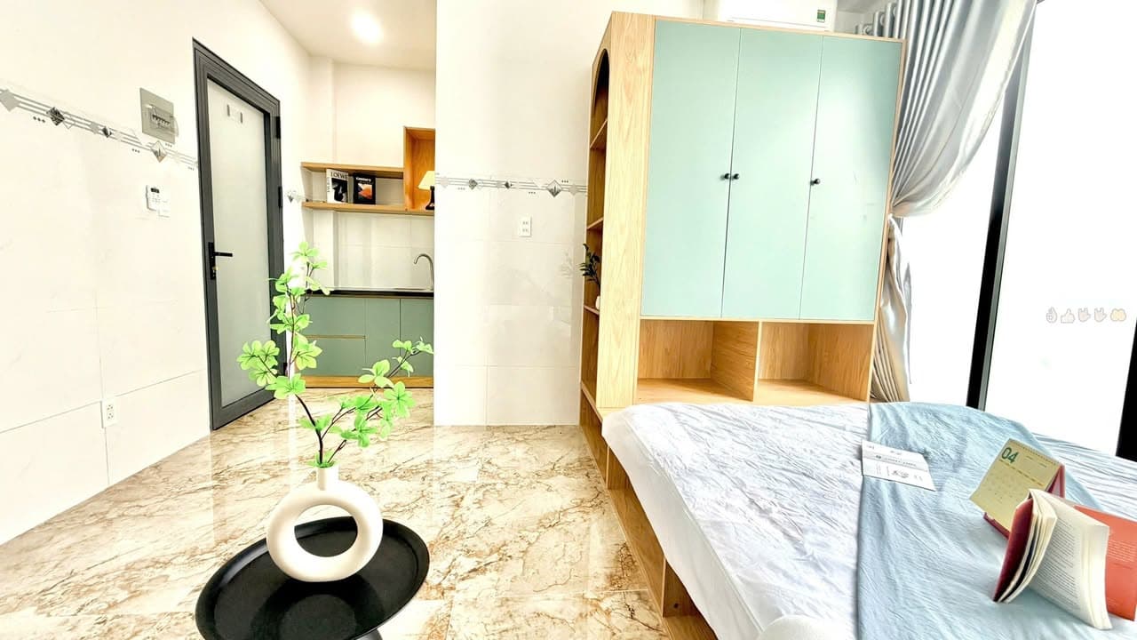 Căn hộ dịch vụ 1PN Quận Bình Thạnh 5tr/th - 2