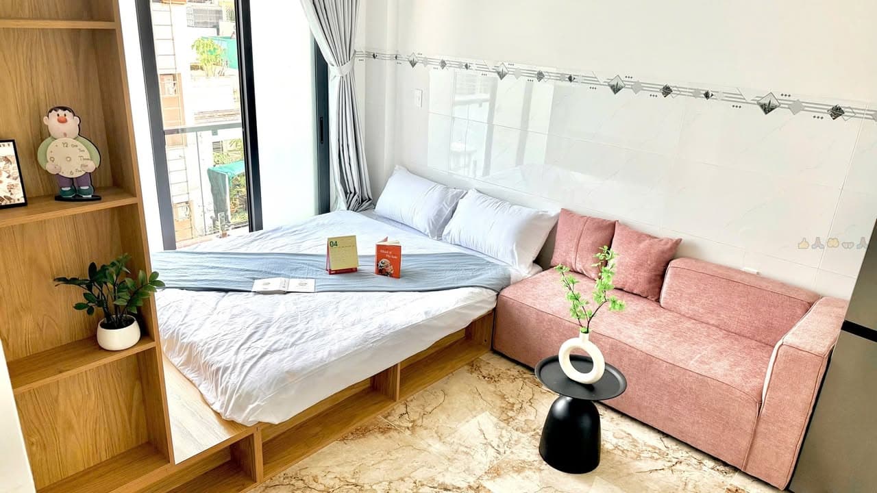 Căn hộ dịch vụ 1PN Quận Bình Thạnh 5tr/th